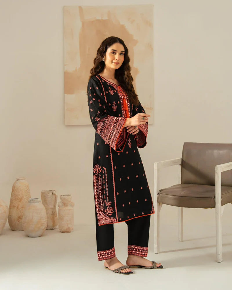 AJAL EMBROIDED 3PC