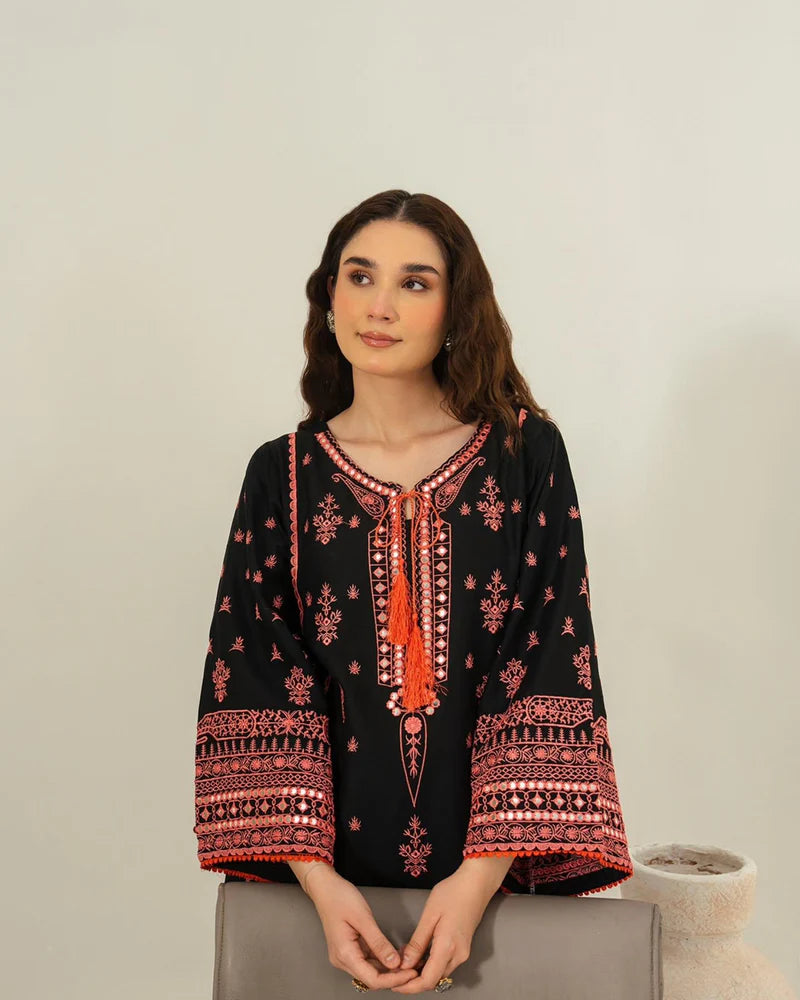 AJAL EMBROIDED 3PC