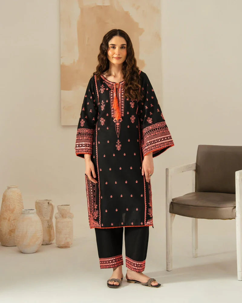 AJAL EMBROIDED 3PC